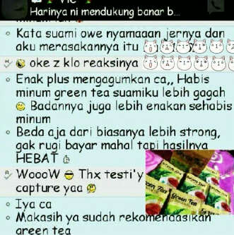 testimoni green tea 13