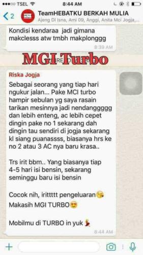 testimoni mgi turbo mobil 15
