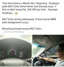 testimoni mgi turbo mobil 20