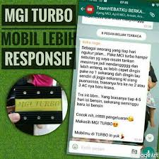 testimoni mgi turbo mobil 3