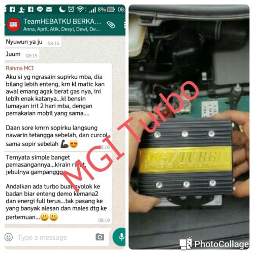 testimoni mgi turbo mobil 33